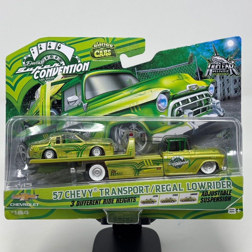 Maisto 57 Chevy Transport Regal Lowrider 2023 Diecast Super Convention 1:64